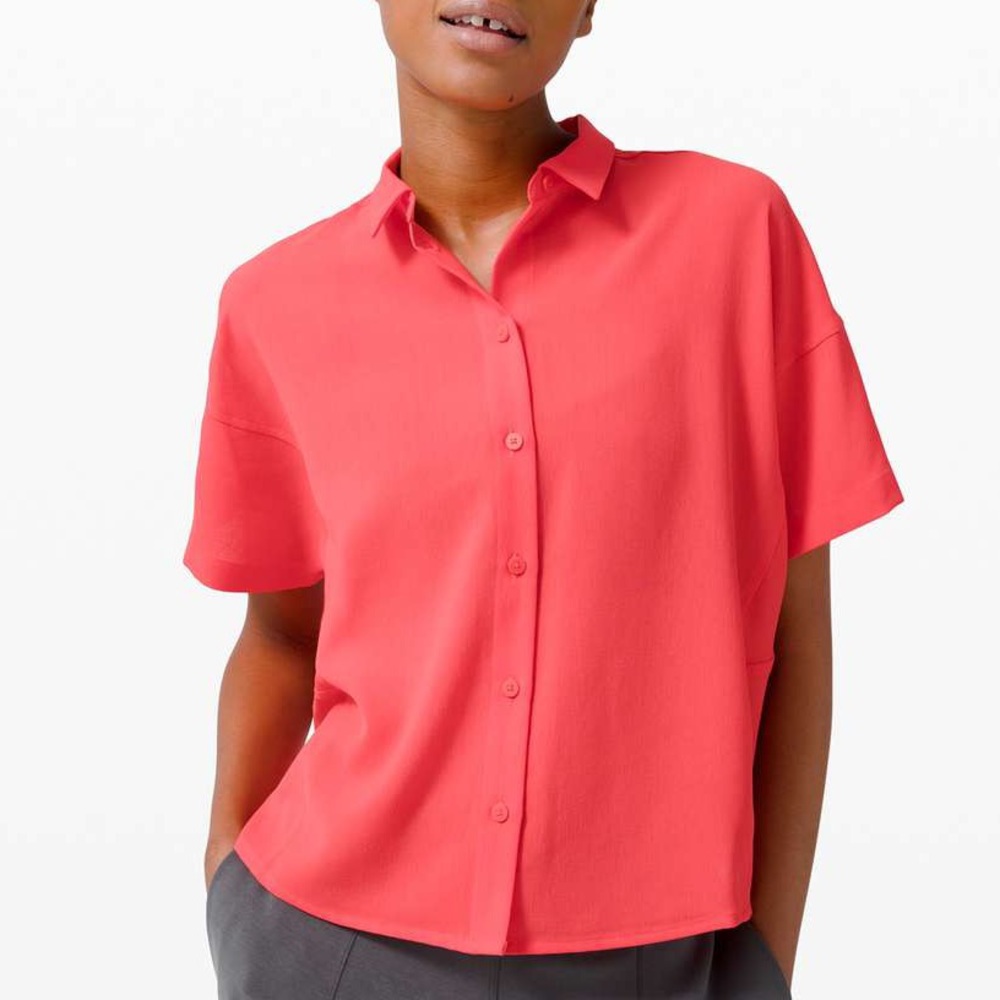 Lululemon full day ahead SS shirt